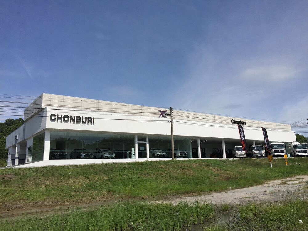 Automotive showroom space in Chonburi Thailand