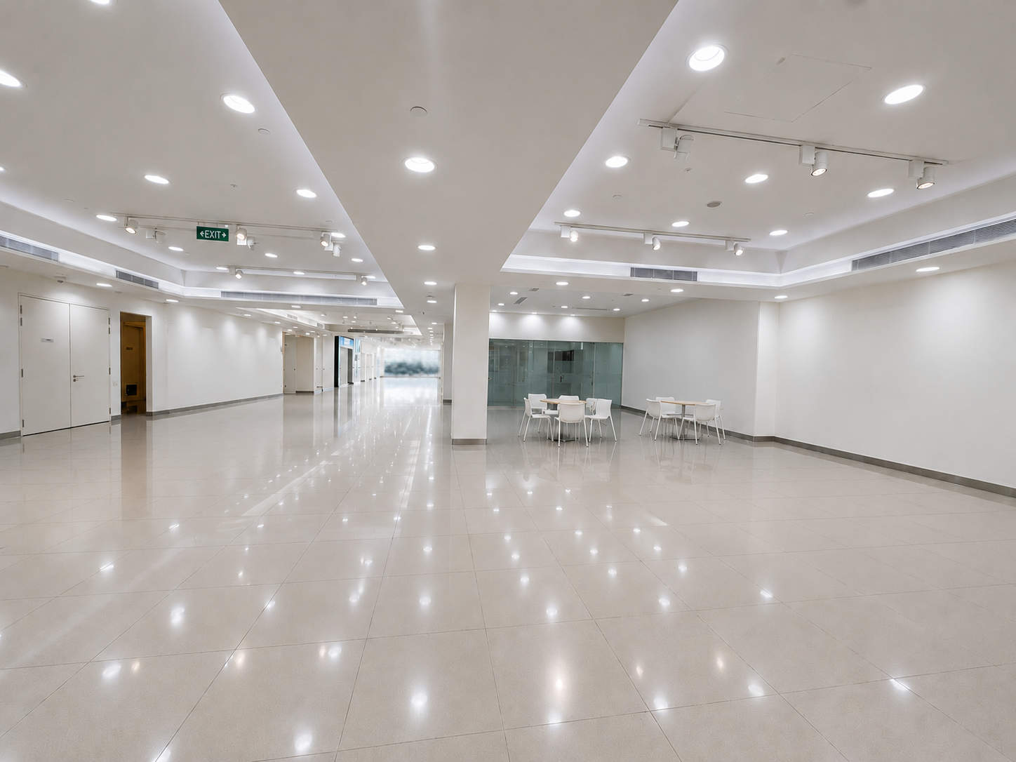 Open-plan showroom floor for vehicle displays at 25 Leng Kee Road Singapore